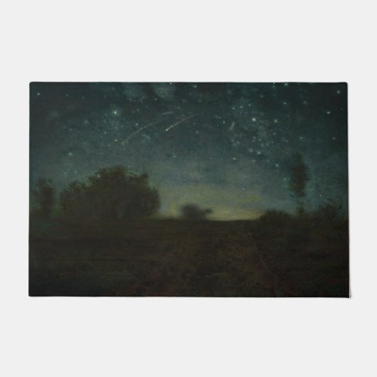 Jean-Francois Millet - Starry Night Fußmatte (Vorderseite)