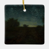 Jean-Francois Millet - Starry Night Keramikornament (Vorderseite)