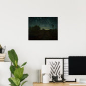 Jean-Francois Millet - Starry Night Poster (Heimbüro)