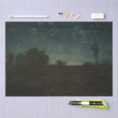 Jean-Francois Millet - Starry Night Seidenpapier (Handwerk)