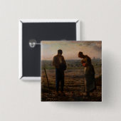 Jean-Francois Millet - The Angelus Button (Vorne & Hinten)