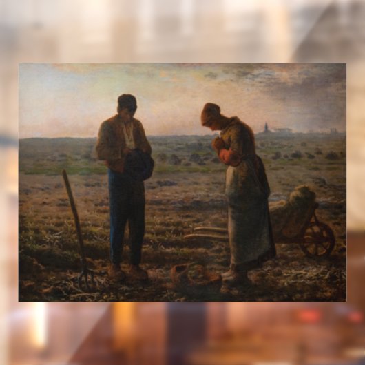 Jean-Francois Millet - The Angelus Fensteraufkleber (Blatt 2)