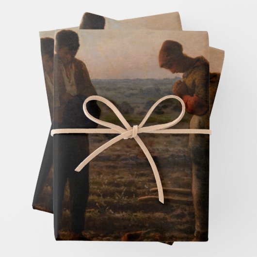 Jean-Francois Millet - The Angelus Geschenkpapier Set (Beispiel)
