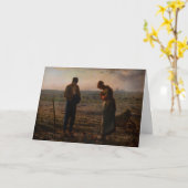 Jean-Francois Millet - The Angelus Karte (Gelbe Blume)