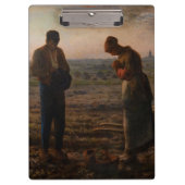 Jean-Francois Millet - The Angelus Klemmbrett (Vorderseite)