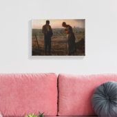 Jean-Francois Millet - The Angelus Leinwanddruck (Insitu (Wohnzimmer))