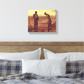 Jean-Francois Millet - The Angelus Leinwanddruck (Insitu (Schlafzimmer))