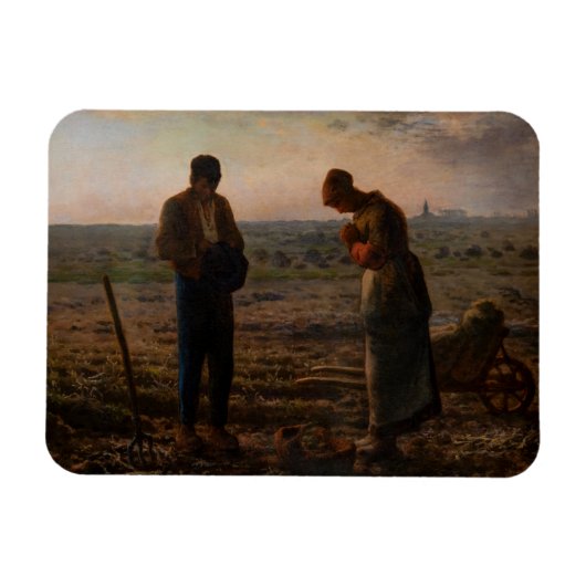 Jean-Francois Millet - The Angelus Magnet (Horizontal)