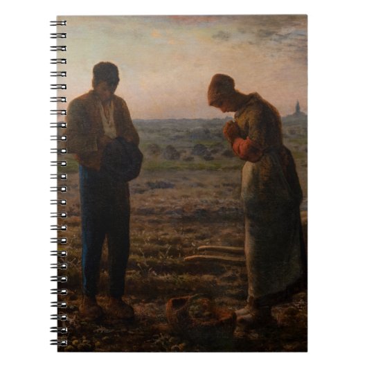 Jean-Francois Millet - The Angelus Notizblock (Vorderseite)