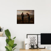 Jean-Francois Millet - The Angelus Poster (Heimbüro)
