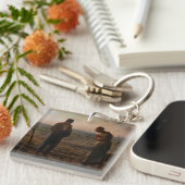 Jean-Francois Millet - The Angelus Schlüsselanhänger (Vorderseite rechts)