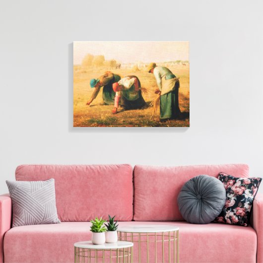 Jean Francois Millet - The Gleaners 1857 Leinwanddruck (Insitu (Wohnzimmer))