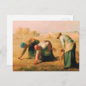 Jean Francois Millet - The Gleaners 1857 Postkarte (Vorne/Hinten)