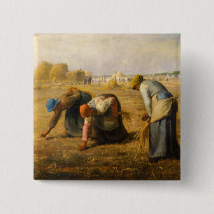 Jean-Francois Millet - The Gleaners Button