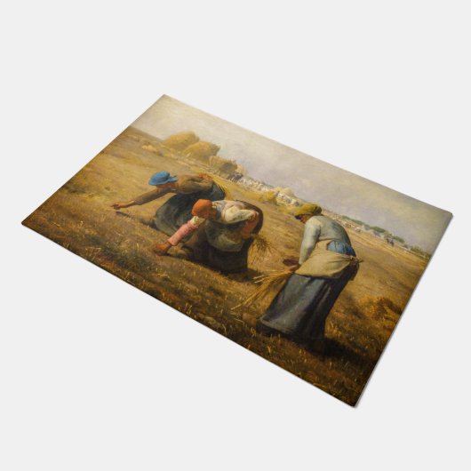 Jean-Francois Millet - The Gleaners Fußmatte (Schrägansicht)