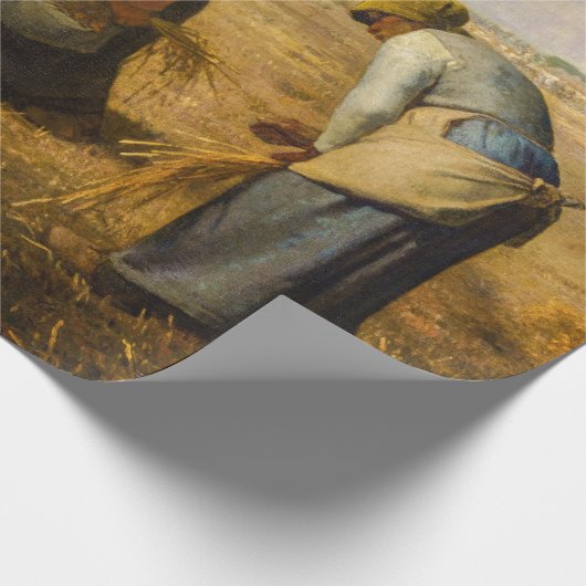 Jean-Francois Millet - The Gleaners Geschenkpapier (Ecke)