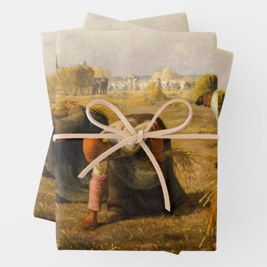 Jean-Francois Millet - The Gleaners Geschenkpapier Set (Beispiel)