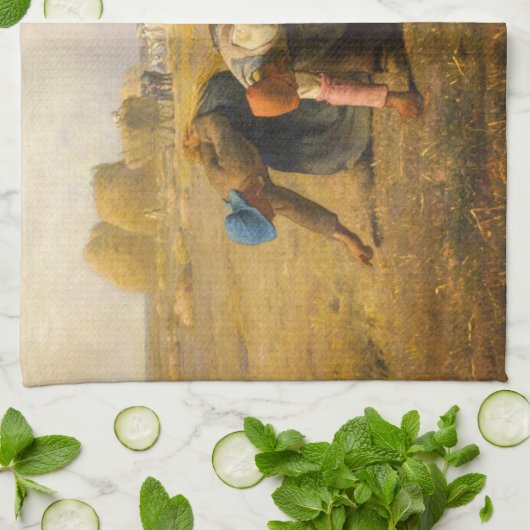 Jean-Francois Millet - The Gleaners Geschirrtuch (Gefaltet)