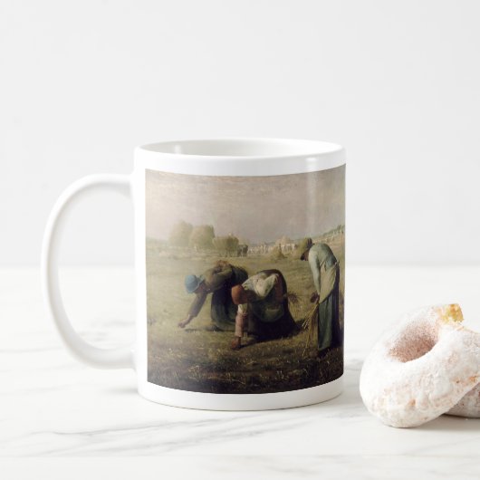 Jean-François Millet, “ The Gleaners ” Kaffeetasse (Mit Donut)