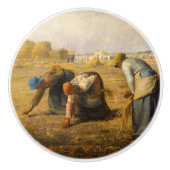 Jean-Francois Millet - The Gleaners Keramikknauf (Vorderseite)