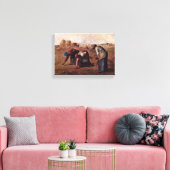 Jean-Francois Millet - The Gleaners Leinwanddruck (Insitu (Wohnzimmer))