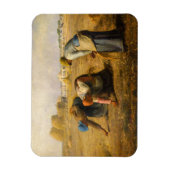 Jean-Francois Millet - The Gleaners Magnet (Vertikal)