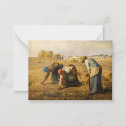 Jean-Francois Millet - The Gleaners Mitteilungskarte (Vorderseite)