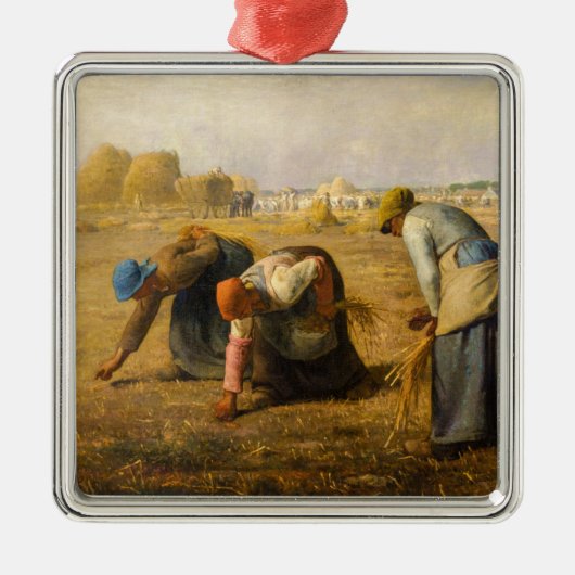 Jean-Francois Millet - The Gleaners Ornament Aus Metall (Vorne)