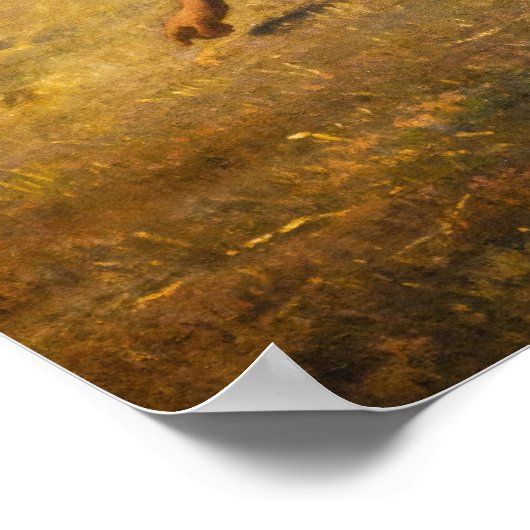 Jean-Francois Millet - The Gleaners Poster (Ecke)