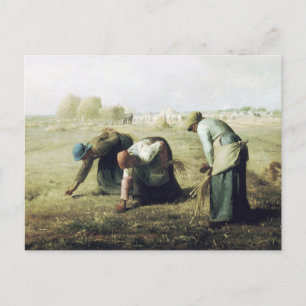 Jean François Millet, The Gleaners Postkarte