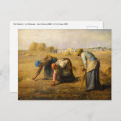Jean-Francois Millet - The Gleaners Postkarte (Vorne/Hinten)