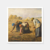 Jean-Francois Millet - The Gleaners Serviette (Vorderseite)