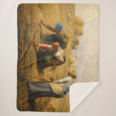 Jean-Francois Millet - The Gleaners Sherpadecke (Vorderseite)