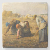 Jean-Francois Millet - The Gleaners Steinuntersetzer (Vorderseite)