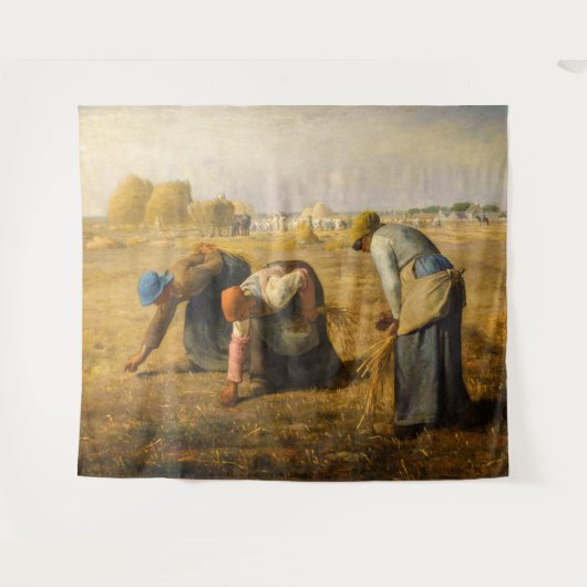 Jean-Francois Millet - The Gleaners Wandteppich (Vorderseite (Horizontal))