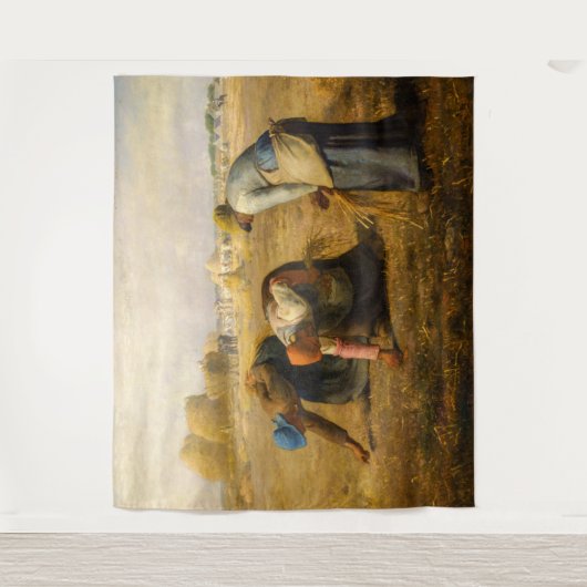 Jean-Francois Millet - The Gleaners Wandteppich (Vorderseite)