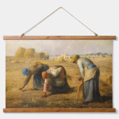 Jean-Francois Millet - The Gleaners Wandteppich Mit Holzrahmen (Vorne)