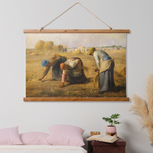 Jean-Francois Millet - The Gleaners Wandteppich Mit Holzrahmen (Schlafzimmer)