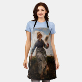 Jean-Francois Millet - The Spinner Girl Schürze