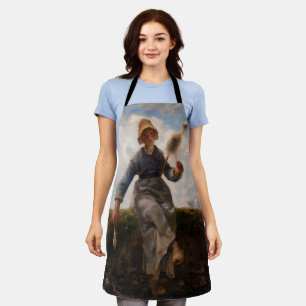 Jean-Francois Millet - The Spinner Girl Schürze