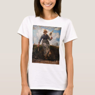 Jean-Francois Millet - The Spinner Girl T-Shirt