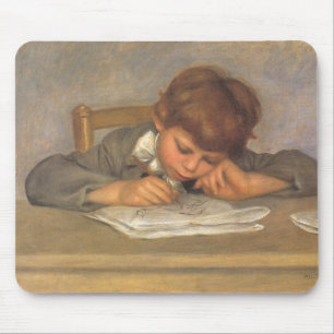 Jean, gezeichnet von Pierre Renoir, Vintage Fine A Mousepad