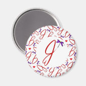 Jean Hart Artwork Logo Design Magnet (Vorderseite/Rückseite)