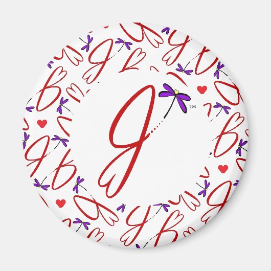 Jean Hart Artwork Logo Design Magnet (Vorne)