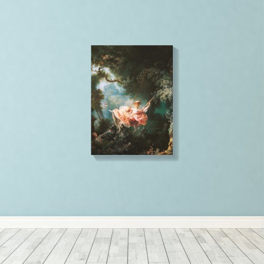 Jean-Honor Fragonard Der Schwung Leinwanddruck (Insitu (Holzboden))