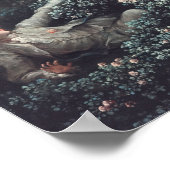 Jean-Honoré Fragonard Das Schaukantentechnik druck Poster (Ecke)