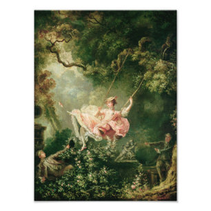 Jean-Honoré Fragonard - das Schwingen Fotodruck
