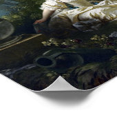 Jean-Honoré Fragonard Der Fortschritt der Liebe Poster (Ecke)