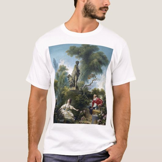 Jean-Honoré Fragonard Der Fortschritt der Liebe T-Shirt (Vorderseite)
