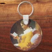 Jean-Honore Fragonard Der Leser Schlüsselanhänger (Vorderseite)